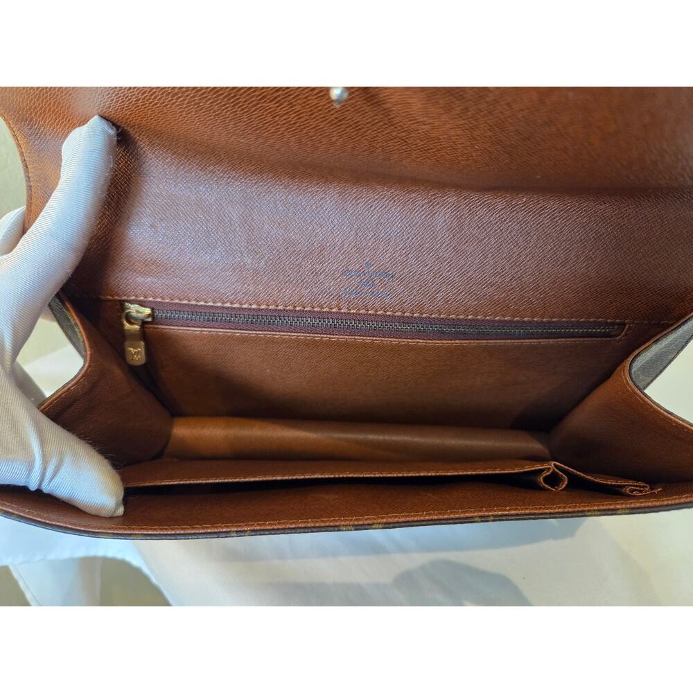 Louis Vuitton Dame Pochette GM Monogram Canvas Vintage Clutch Bag Vintage - Picture 10 of 13
